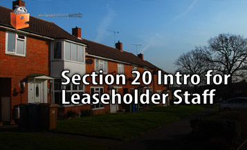 Section 20 Intro for Leaseholder Staff e-Learning